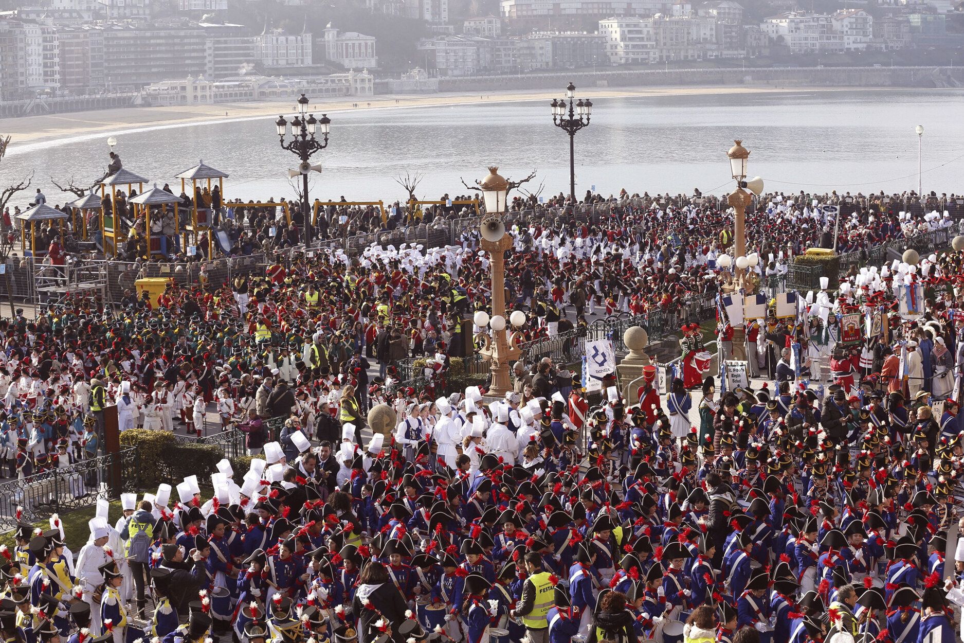 La Tamborrada, en el día de San Sebastián.