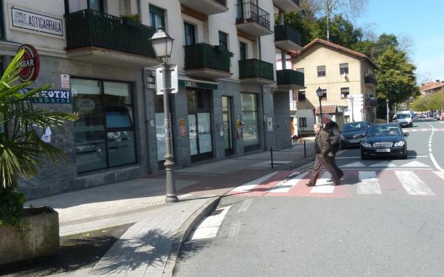 Pelotari Kalea, vía en la que se construirá la primera fase.