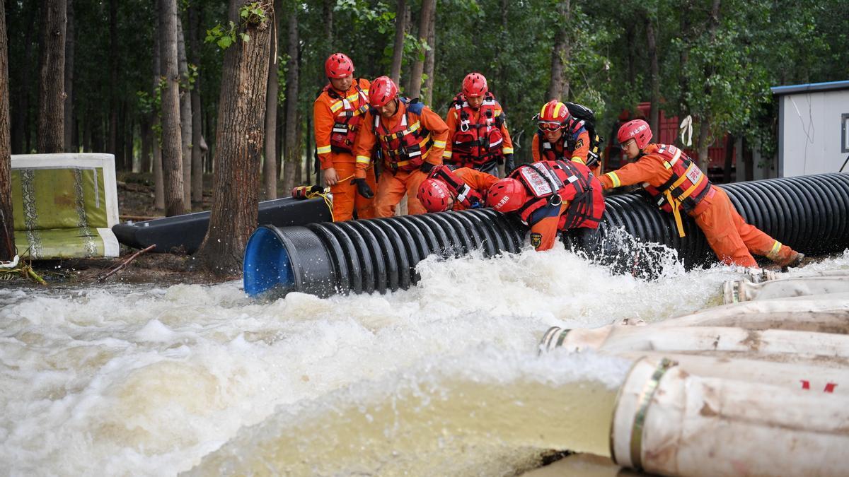 Inundaciones en China en una imagen de archivo