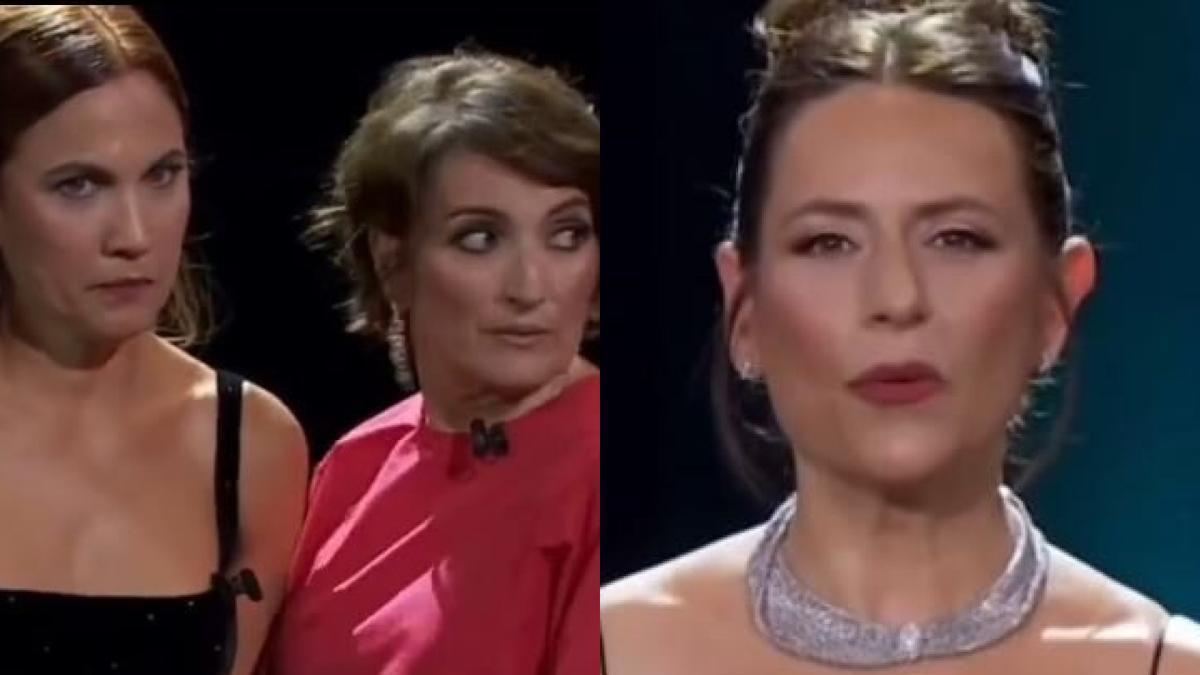 Toni Acosta, Silvia Abril e Itziar Ituño en el Zinemaldia