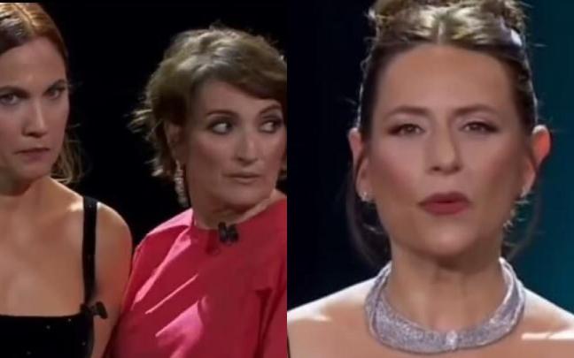 Toni Acosta, Silvia Abril e Itziar Ituño en el Zinemaldia