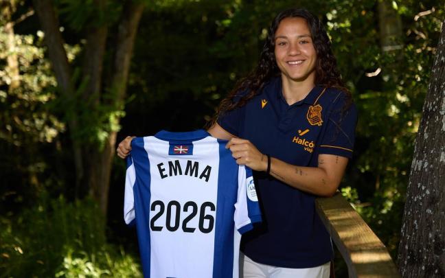 Emma Ramírez continuará en la Real hasta 2026. / MANIX DIAZ DE RADA