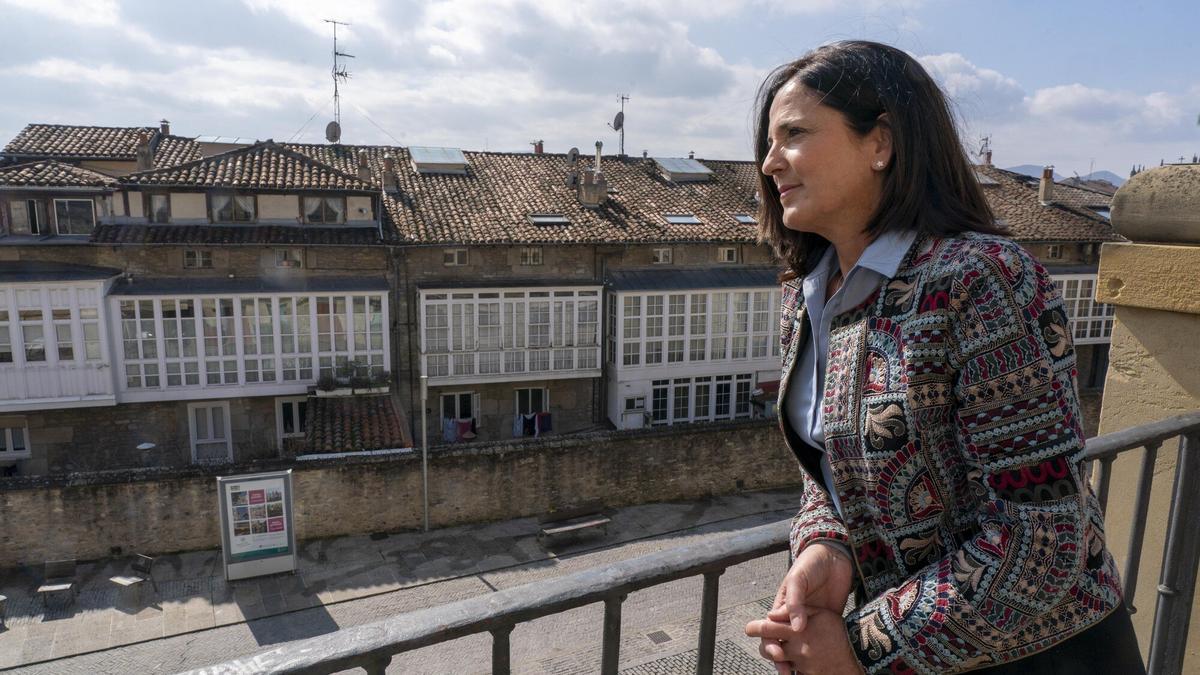 En imágenes: Beatriz Artolazabal en su primera entrevista como candidata a la Alcaldía de Vitoria