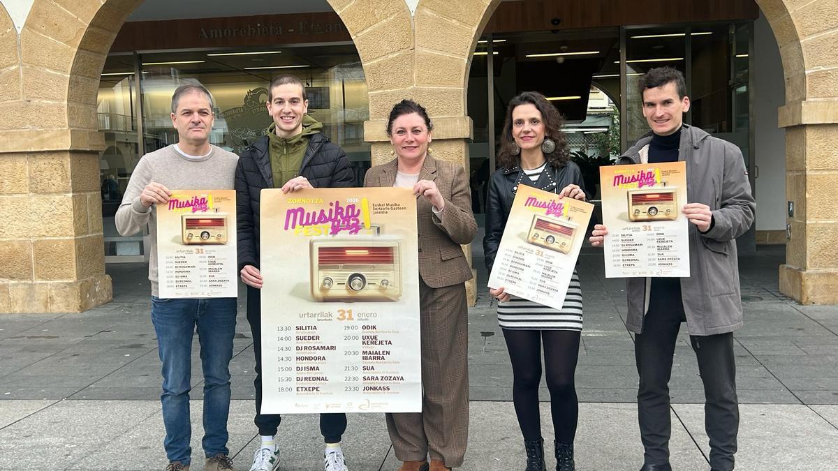 MusikagazFest jaialdiaren aurkezpena.