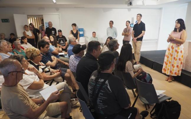 Representantes del Ayuntamiento, la Diputacion Foral de Gipuzkoa y la empresa dieron cuenta de la situación de las obras
