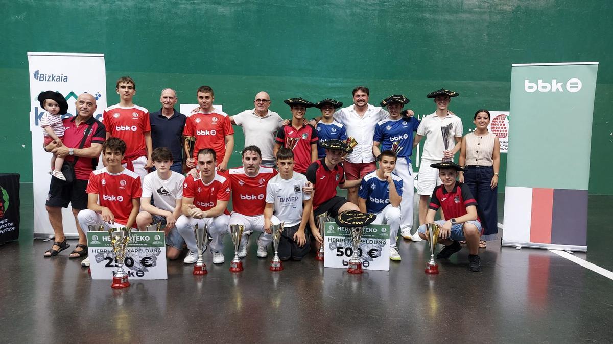 Sestao venció a Armintza en la final del Interpueblos de Bizkaia de cuero de 2026.