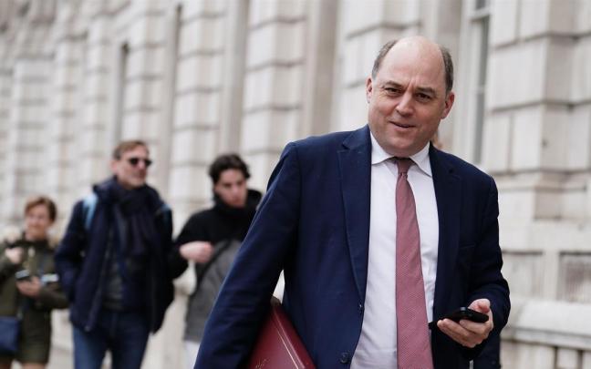 El ministro de Defensa del Reino Unido, Ben Wallace. El ministro de Defensa del Reino Unido, Ben Wallace.