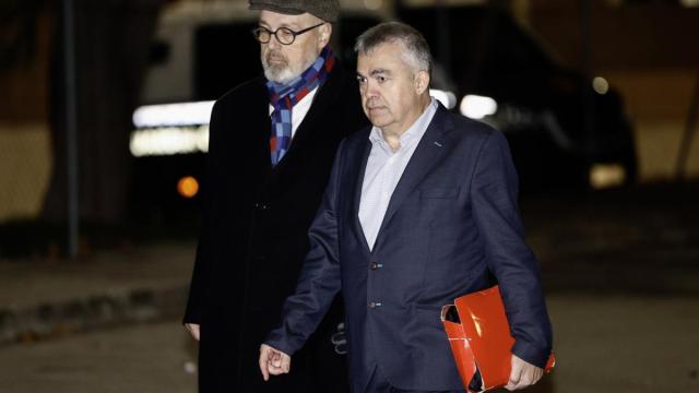 Santos Cerdán a su salida de la cárcel se Soto del Real.