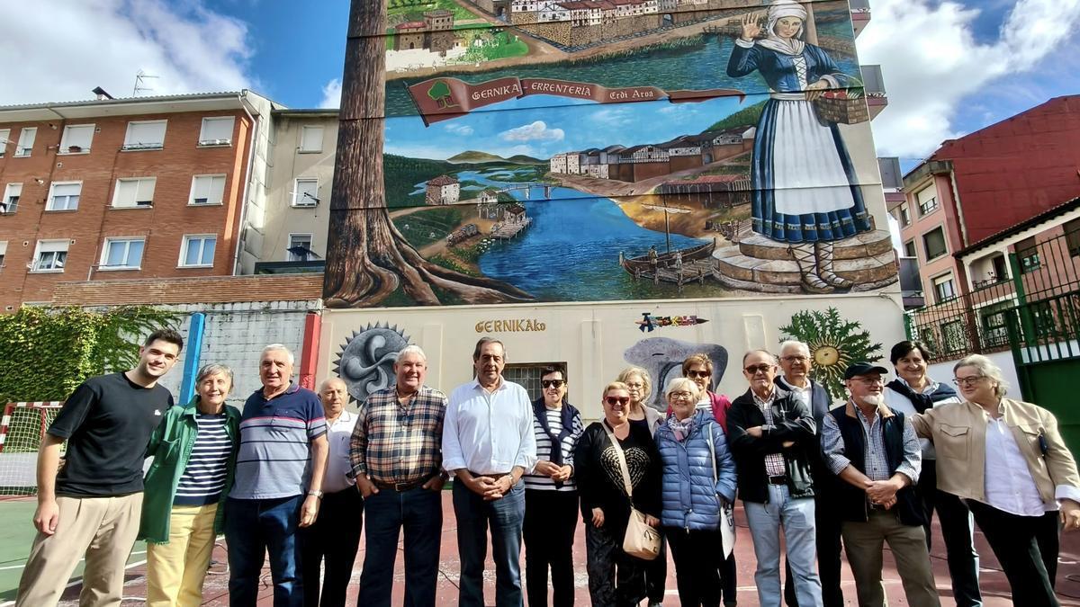 El mural se inauguró el viernes