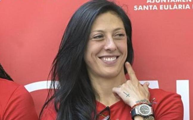 Jenni Hermoso, futbolista en la selección española, en una imagen de archivo. Jenni Hermoso, futbolista en la selección española, en una imagen de archivo.
