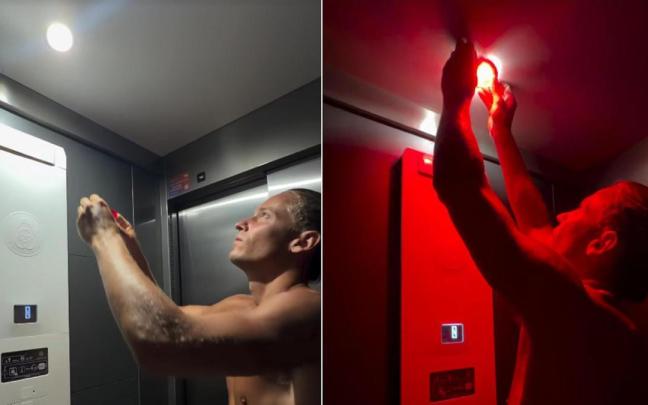 Llorente sigue una rutina basada en la fotobiomodulación, una terapia no invasiva que utiliza luz de baja intensidad para estimular la actividad de las células.