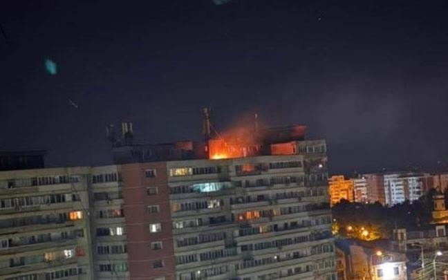 Impacto de un dron ruso en Rumanía.
