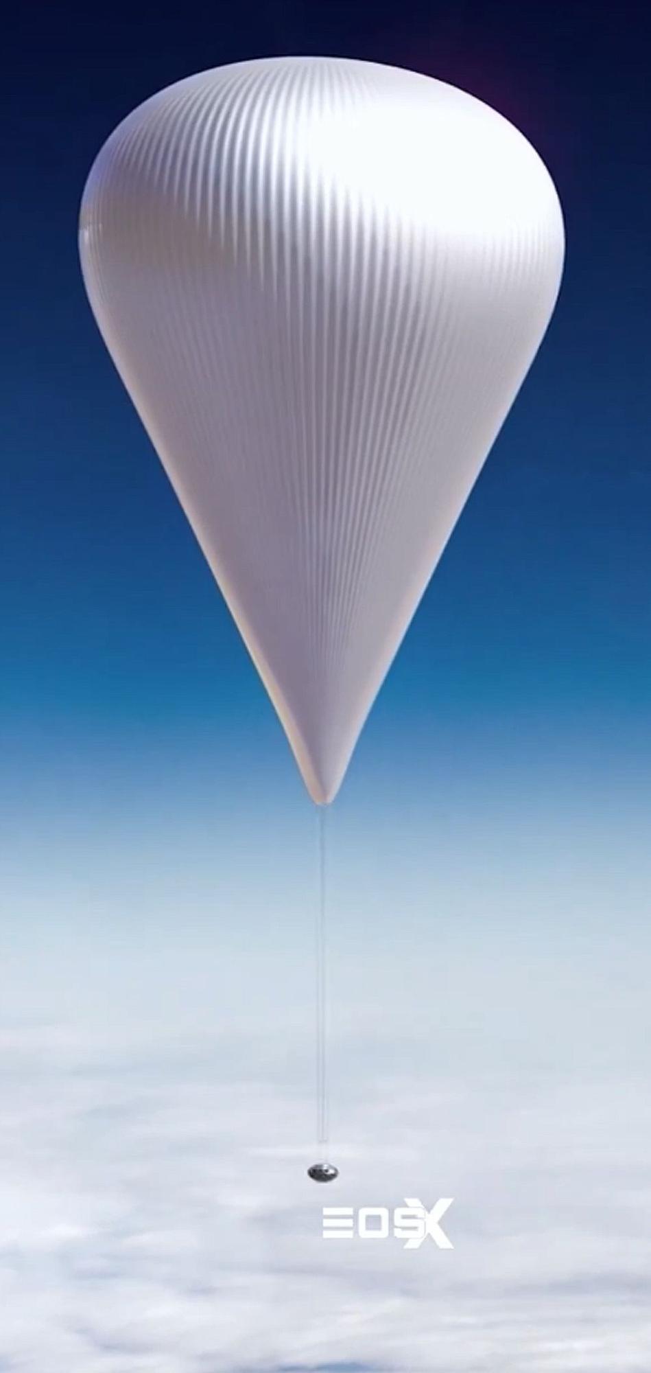 Globo de helio de EOS X Space.