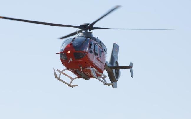 Imagen de archivo de un helicóptero de Bomberos de Navarra. BOMBEROS DE NAVARRA