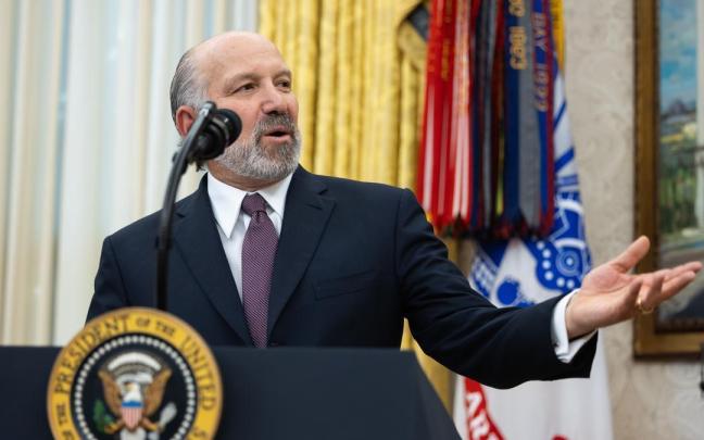 El secretario de Comercio estadounidense, Howard Lutnick