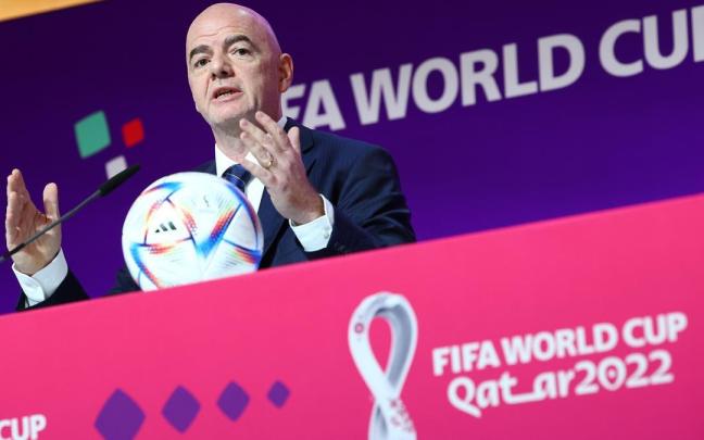 El presidente de la FIFA, Gianni Infantino.