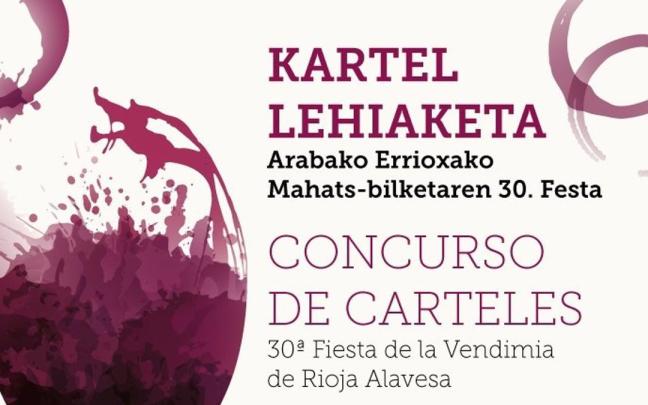 Arabako Errioxako Mahats Bilketaren Festak 30. edizioko kartela aukeratzeko lehiaketa antolatu du.