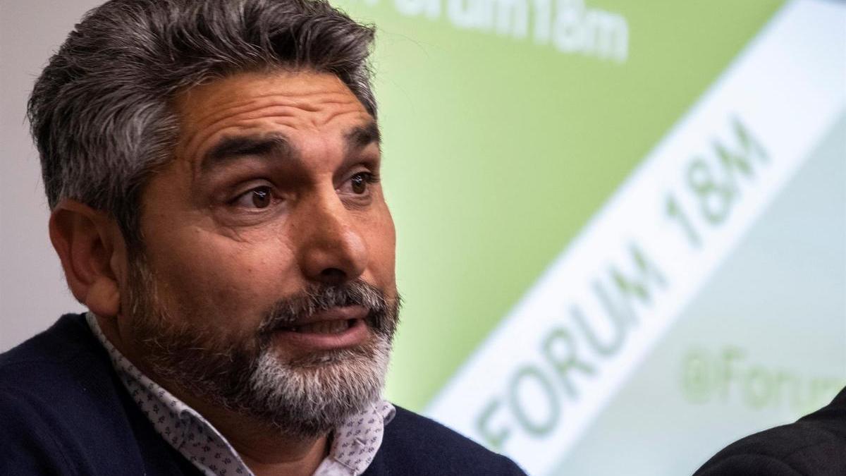 Juan José Cortés, el padre de la niña Mari Luz, en una imagen de archivo.