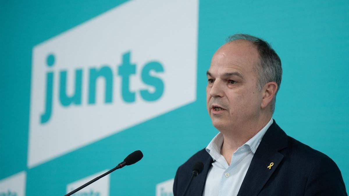 El secretario general de JxCat, Jordi Turull, en una foto de archivo.