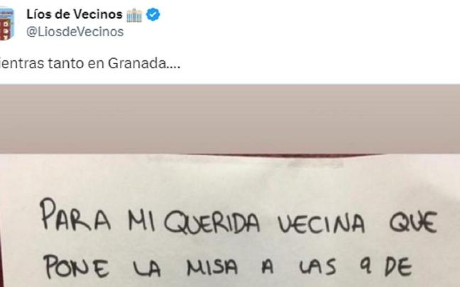 El post con el comienzo de la nota. / X (@LiosdeVecinos) El post con el comienzo de la nota.