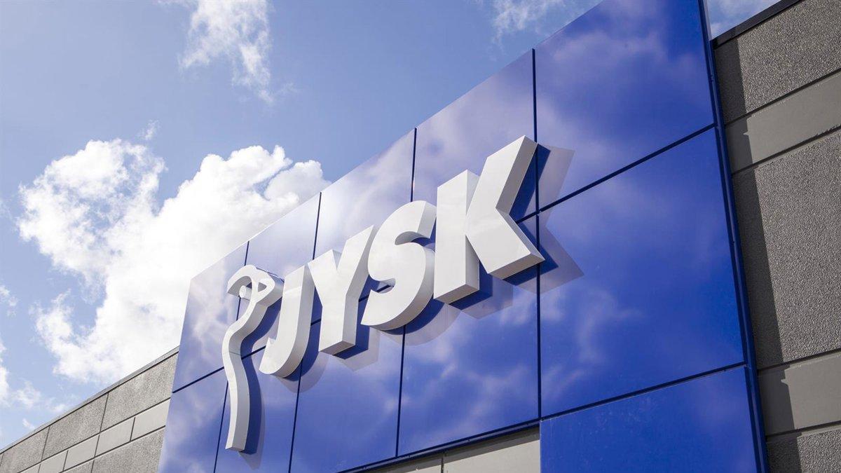 El exterior de una tienda de Jysk