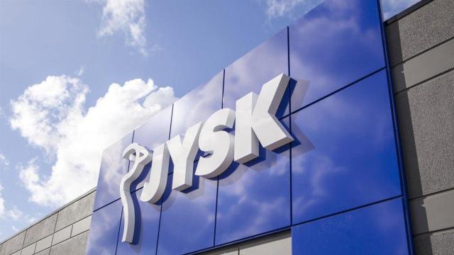 El exterior de una tienda de Jysk