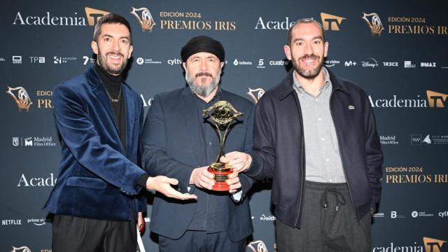 David Broncano, Ricardo Castella y Jorge Ponce en una foto de archivo