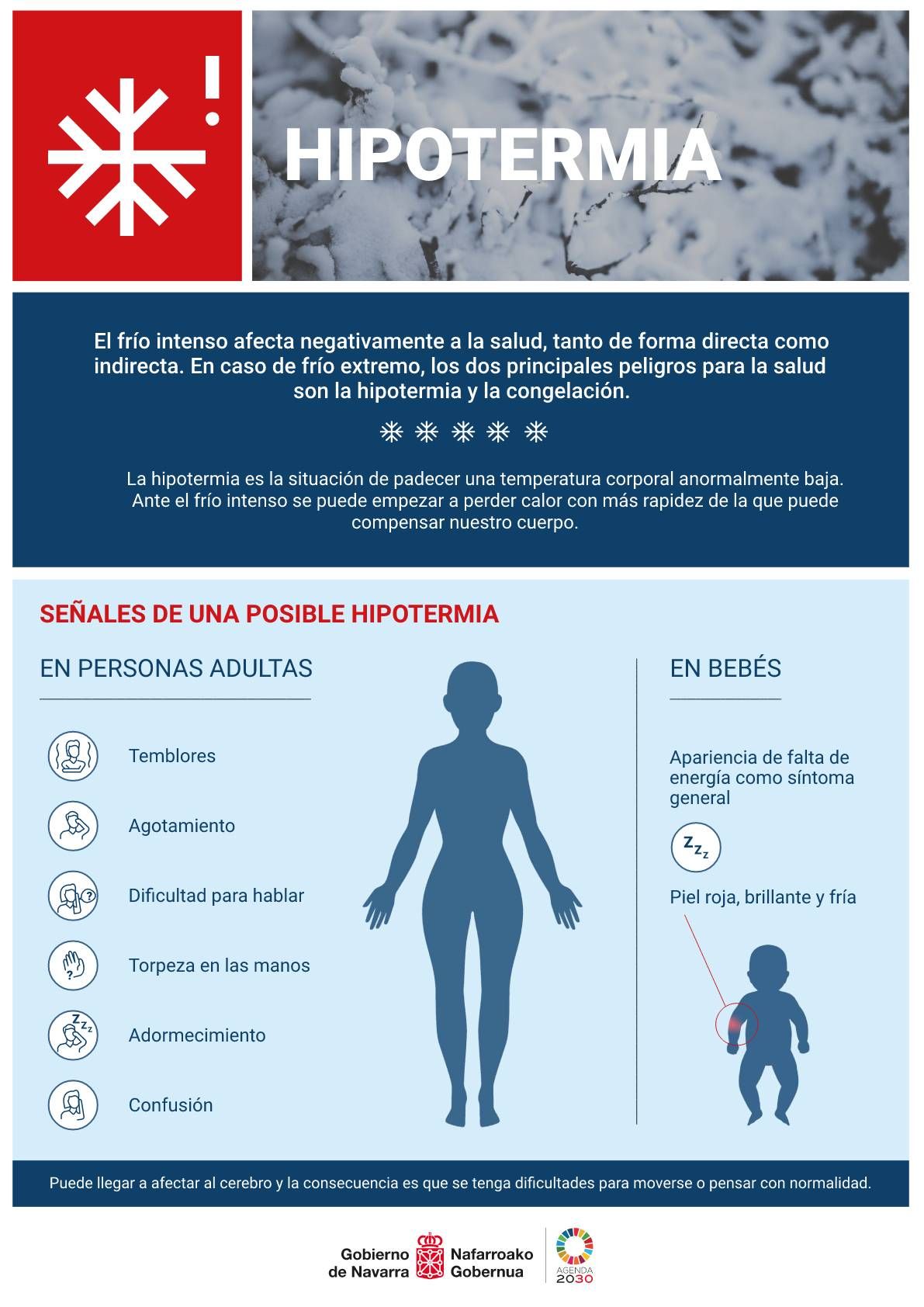 Recomendaciones para evitar la hipotermia