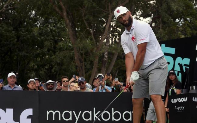 Jon Rahm durante su competición en el torneo Mayakoba del circuito LIV.