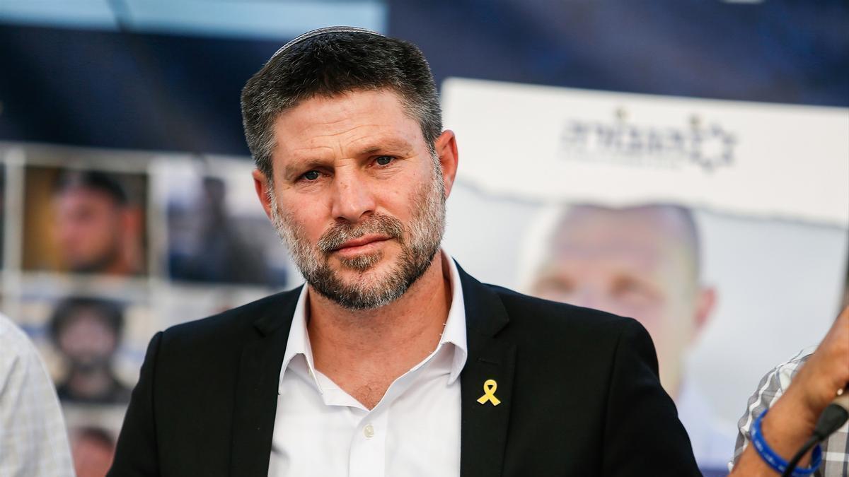 El ministro de Finanzas de Israel, Bezalel Smotrich, en una imagen de archivo.