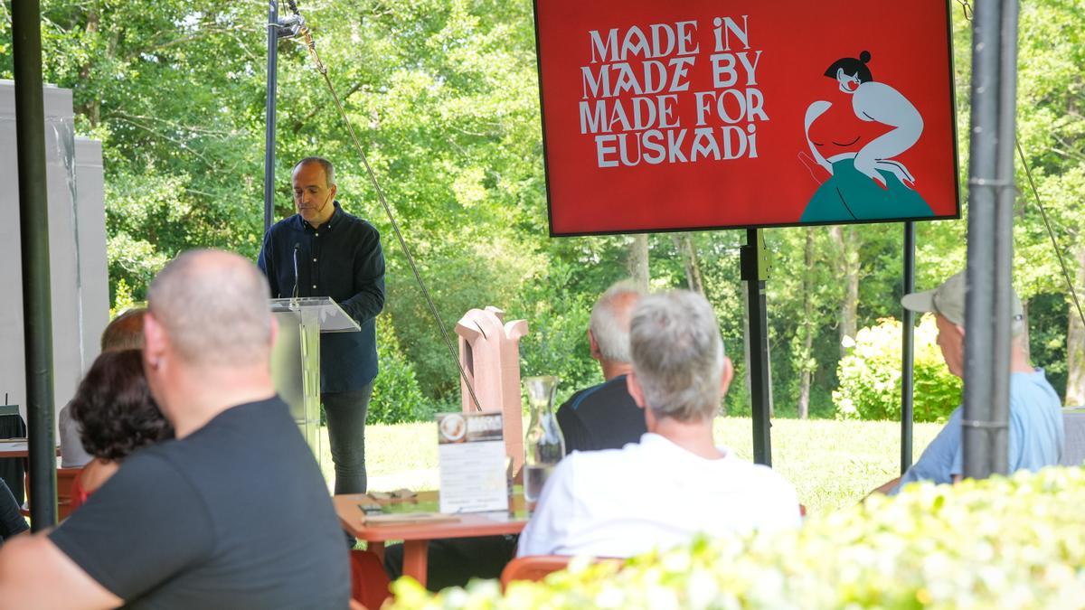 Uno de los momentos de la presentación.