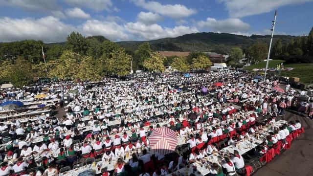 Comida de cuadrillas de Basauri para celebrar el día de San Fausto
