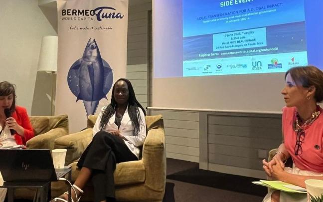 Ixone Soroa, directora de Pesca del Gobierno Vasco, abrió la conferencia