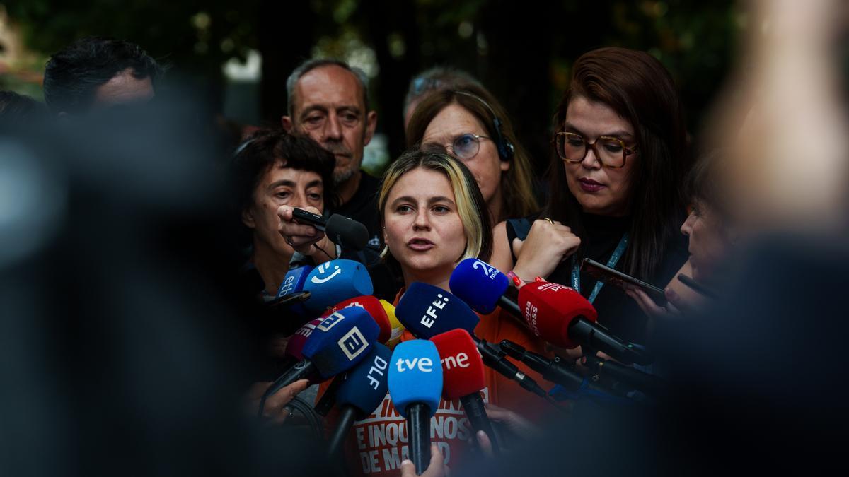 La portavoz del Sindicato de Inquilinas, Valeria Racu