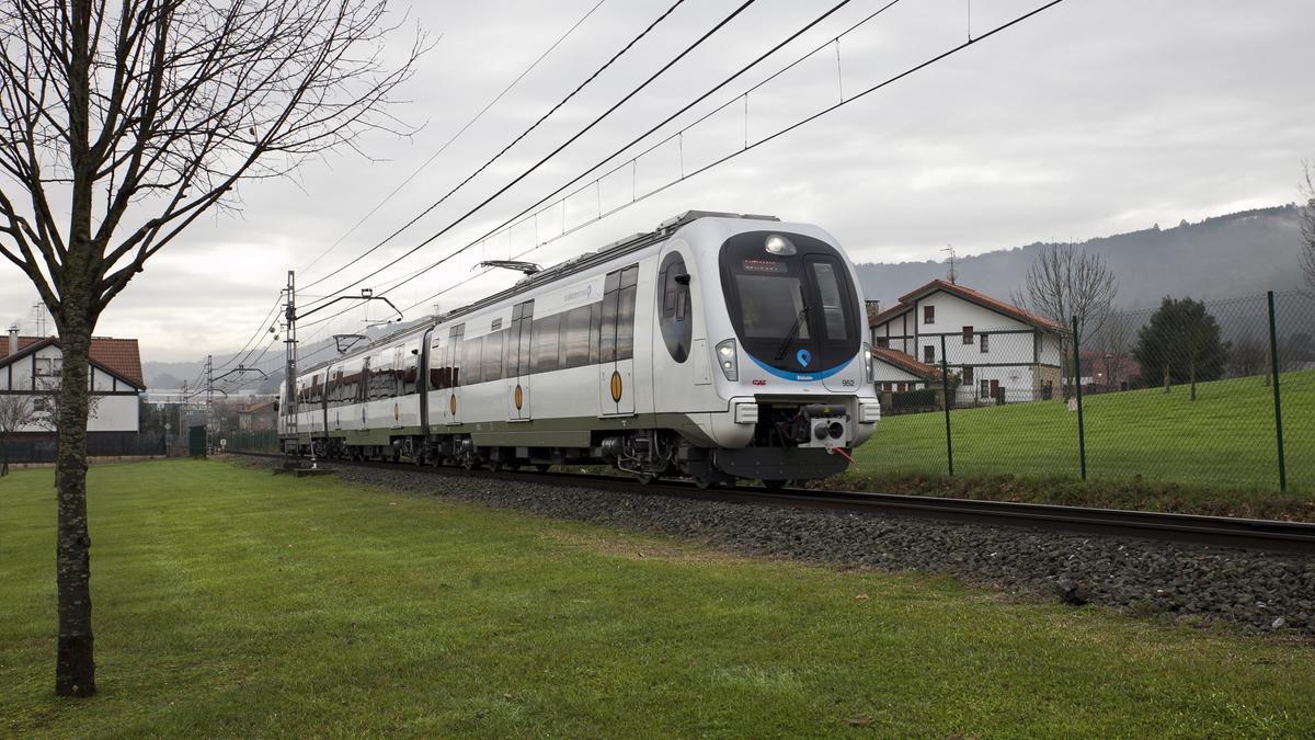 Imagen de archivo de un tren de Euskotren.