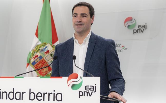 El candidato a lehendakari del PNV, Imanol Pradales.