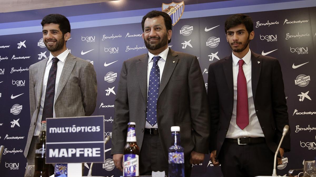 Sheik Abdullah Bin Nasser Al Thani, presidente del Málaga CF