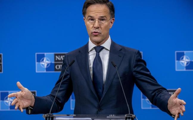 Rueda de prensa del secretario general de la OTAN, Mark Rutte.