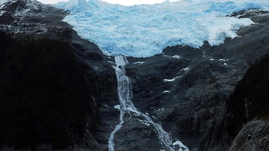 Deshielo en un glaciar