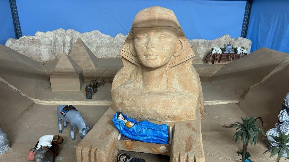 'El descanso: Huida a Egipto' puede verse en la cafetería del Hogar del Jubilado