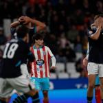 Asier Hierro lamentándose