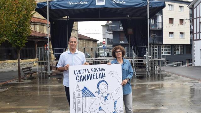 El alcalde y la concejala de Cultura.