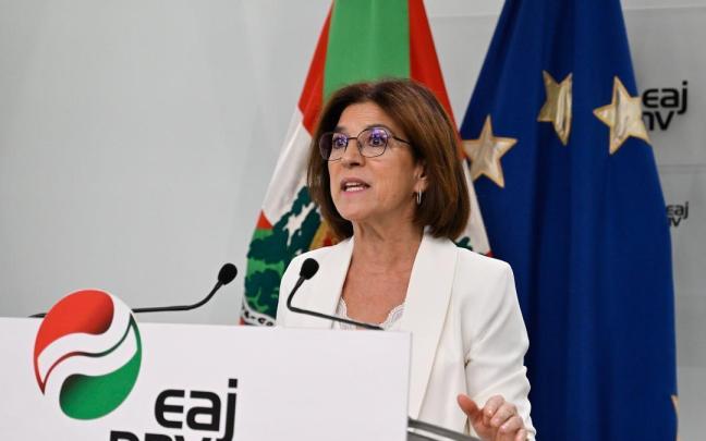 La cabeza de lista fue entonces Izaskun Bilbao fue la cabeza de lista del PNV en los últimos comicios europeos. / Oskar Gonzalez La cabeza de lista fue entonces Izaskun Bilbao fue la cabeza de lista del PNV en los últimos comicios europeos.