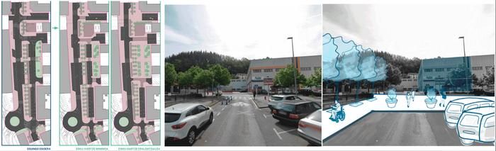 Propuesta gráfica para la zona Basabe-Eroski.