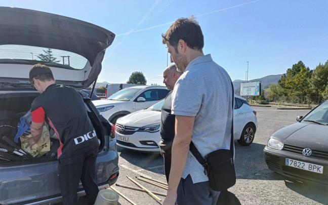 Ertzainas voluntarios viajan a Valencia