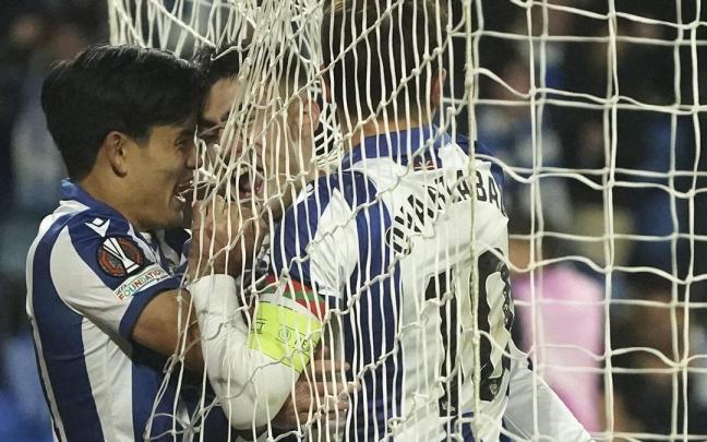 Kubo, MVP del partido. / RUBEN PLAZA