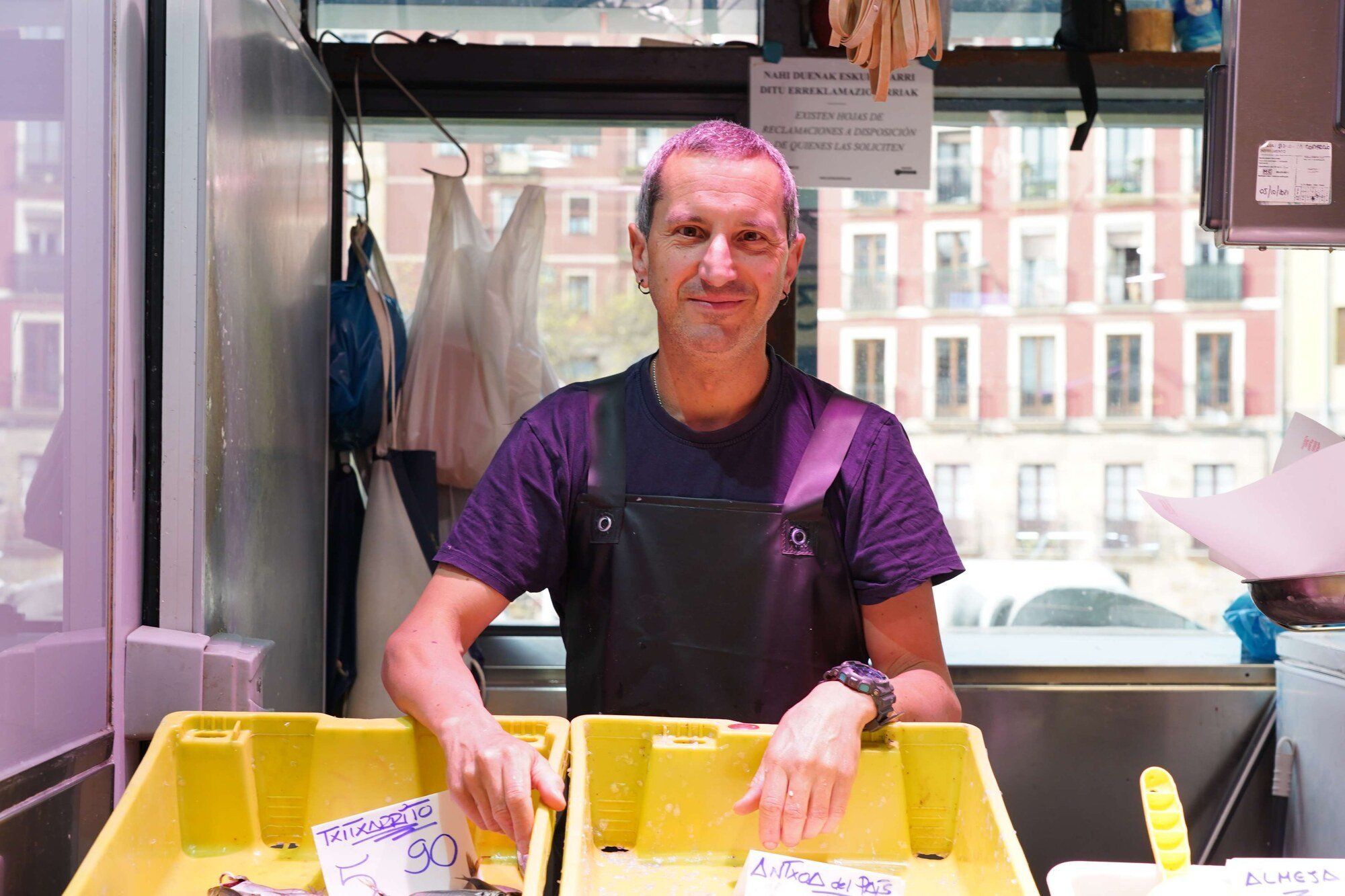 “La cesta de los miércoles” en el Mercado de la Ribera de Bilbao