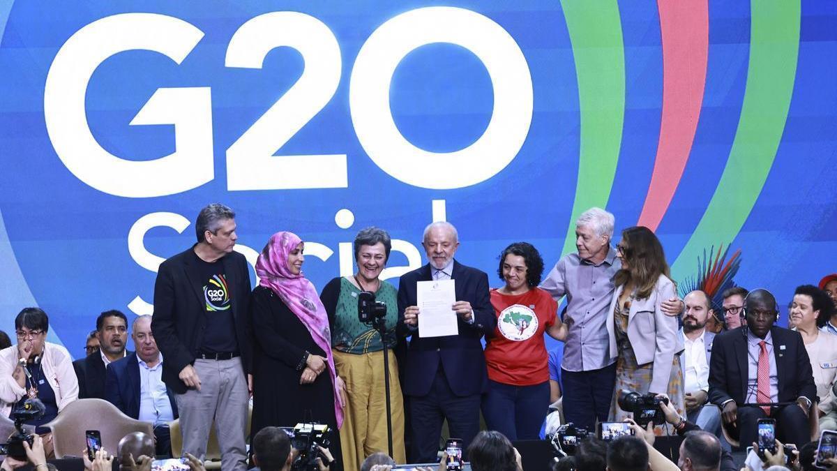 La cumbre del G20 se celebra en Río de Janeiro.