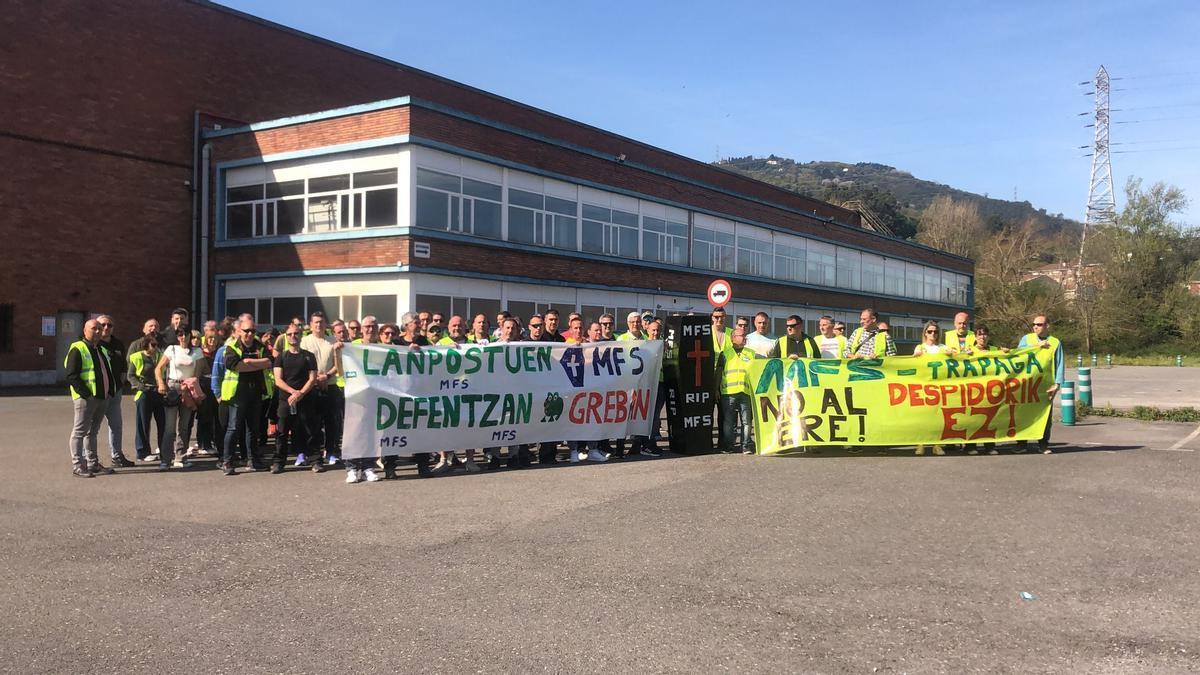 MSF Trapaga cumple su segunda jornada de huelga
