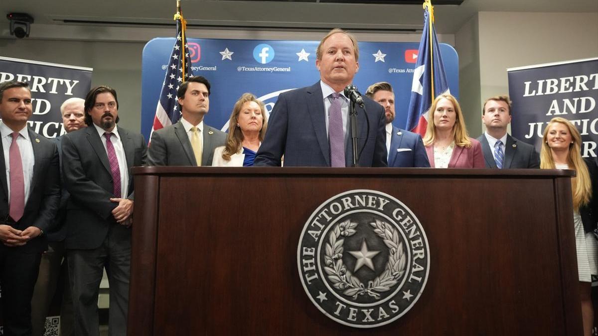 El fiscal general de Texas, Ken Paxton, en una foto de archivo.